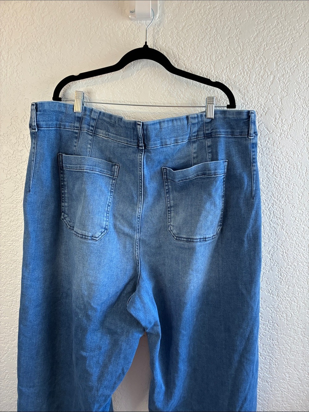 Maeve Anthropologie Colette Cropped Wide Leg High Rise Jeans 26W - Picture 8 of 11